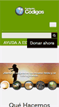 Mobile Screenshot of fundacioncodigos.org